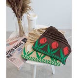 透かし編み チューリップニットトートバッグ もこもこ | aimoha | 詳細画像6