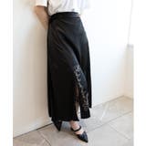 ブラック | aimohaオリジナル刺繍スリットプリーツスカート 韓国ファッション ロンT | aimoha