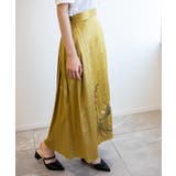 イエロー | aimohaオリジナル刺繍スリットプリーツスカート 韓国ファッション ロンT | aimoha