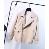 オーバーサイズ PUライダースジャケット 韓国ファッション | aimoha | 詳細画像17