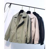 オーバーサイズ PUライダースジャケット 韓国ファッション | aimoha | 詳細画像23