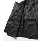 オーバーサイズ PUライダースジャケット 韓国ファッション | aimoha | 詳細画像25