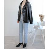 オーバーサイズ PUライダースジャケット 韓国ファッション | aimoha | 詳細画像7