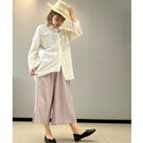 コットンリネン風チュニックシャツ シャツ レディース | aimoha  | 詳細画像12 