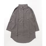 コットンリネン風チュニックシャツ シャツ レディース | aimoha  | 詳細画像23 