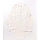 コットンリネン風チュニックシャツ シャツ レディース | aimoha  | 詳細画像25 