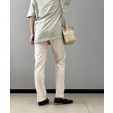 センター切り替えスラックスパンツ スラックス レディース | aimoha | 詳細画像3