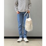 センター切り替えスラックスパンツ スラックス レディース | aimoha | 詳細画像6