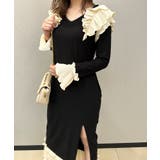 フリルロングマーメイドワンピース Jasmine Grandiflorum  | aimoha  | 詳細画像7 