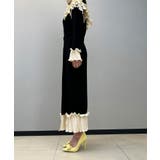 フリルロングマーメイドワンピース Jasmine Grandiflorum  | aimoha  | 詳細画像9 