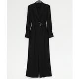 ハイウエストベルト付オールインワン パンツドレス 結婚式 | aimoha | 詳細画像3