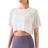 ホワイト | ヨガウェア トップス レアノ【SS】 | aimoha