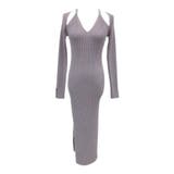 肩出しニットワンピース 韓国ファッション レディース | aimoha | 詳細画像12