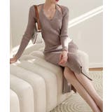 肩出しニットワンピース 韓国ファッション レディース | aimoha | 詳細画像10