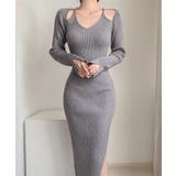 肩出しニットワンピース 韓国ファッション レディース | aimoha | 詳細画像14