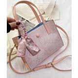 ピンク | ジャカード2WAYショルダーバッグ トートバッグ レディース | aimoha 