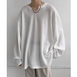モード系VネックロングカットソーTシャツ ロンT | aimoha men | 詳細画像3