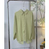 シアー バックスリットシャツ 韓国ファッション | aimoha  | 詳細画像8 