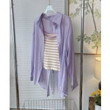 シアー バックスリットシャツ 韓国ファッション | aimoha  | 詳細画像9 