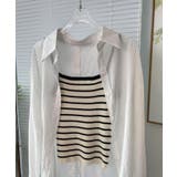 シアー バックスリットシャツ 韓国ファッション | aimoha  | 詳細画像11 