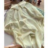 イエロー | シアー バックスリットシャツ 韓国ファッション | aimoha 