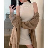 タートルネックニットノースリーブワンピース Jasmine Grandiflor… | aimoha  | 詳細画像9 