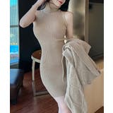 タートルネックニットノースリーブワンピース Jasmine Grandiflor… | aimoha  | 詳細画像12 