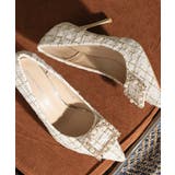 パールツイードハイヒールパンプス 韓国ファッション セクシー | aimoha  | 詳細画像15 