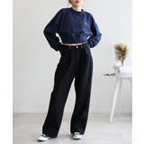 バックリボンデザインオーバーショートスウェット | aimoha  | 詳細画像9 