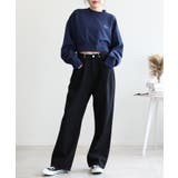 バックリボンデザインオーバーショートスウェット | aimoha  | 詳細画像22 