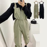 ジッパーカジュアルサロペット | aimoha  | 詳細画像1 