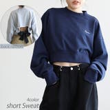 バックリボンデザインオーバーショートスウェット | aimoha  | 詳細画像24 