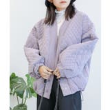 パープル | 新色追加!ノーカラー 中綿 キルティング | aimoha