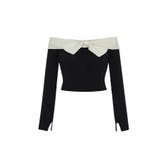 リボンニットプルオーバー Jasmine Grandiflorum【AW】 | aimoha  | 詳細画像7 