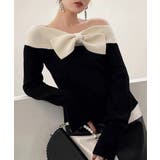 リボンニットプルオーバー Jasmine Grandiflorum【AW】 | aimoha  | 詳細画像6 