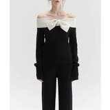 リボンニットプルオーバー Jasmine Grandiflorum【AW】 | aimoha  | 詳細画像16 