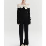 リボンニットプルオーバー Jasmine Grandiflorum【AW】 | aimoha  | 詳細画像8 