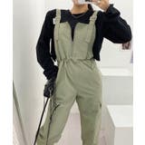 ジッパーカジュアルサロペット | aimoha  | 詳細画像7 