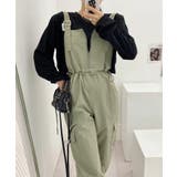 ジッパーカジュアルサロペット | aimoha  | 詳細画像8 