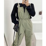 ジッパーカジュアルサロペット | aimoha  | 詳細画像9 