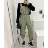 ジッパーカジュアルサロペット | aimoha  | 詳細画像11 