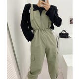 ジッパーカジュアルサロペット | aimoha  | 詳細画像14 