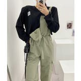 ジッパーカジュアルサロペット | aimoha  | 詳細画像6 