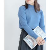 ブルー | aimoha -select-/セミハイネックニットトップス【AW】 | aimoha 