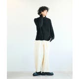 ホワイト | 飾りステッチワイドパンツ | aimoha men