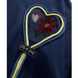 HOOK  original  レトロ調花刺繍ハート紐デザインスウェット【AW】 | HOOK | 詳細画像3 