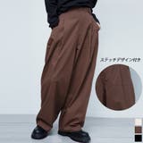飾りステッチワイドパンツ | aimoha men | 詳細画像1