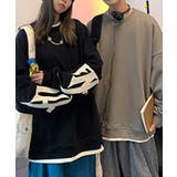 【genxder】ユニセックスパッチワークスウェット  | aimoha  | 詳細画像17 