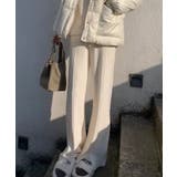 サイドストライプニットパンツ ワイドパンツ | aimoha  | 詳細画像3 