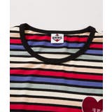 溶けるハート刺繍カラフルボーダー長袖tシャツ | HOOK | 詳細画像14